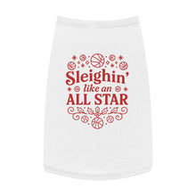 Load image into Gallery viewer, "Sleighin' Like an All Star" - Holiday Basketball Pet Shirt (M-XL)