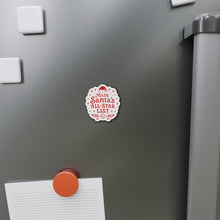 Load image into Gallery viewer, Made Santa’s All-Star List Die-Cut Magnet — Christmas Holiday Fridge Magnet