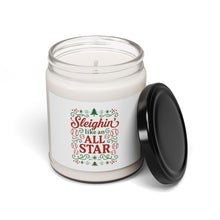 Load image into Gallery viewer, "Sleighin' Like an All Star" - 9oz Scented Soy Christmas Holiday Candle