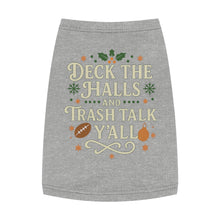 Load image into Gallery viewer, "Deck the Halls and Trash Talk Y'all" - Christmas Dog Shirt / Tank Top (M-XL)