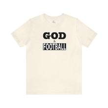 Load image into Gallery viewer, God & Football Black Box Short Sleeve T-shirt