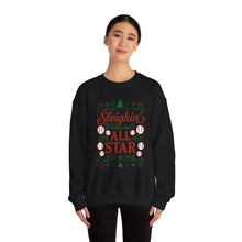Load image into Gallery viewer, Sleighin' Like an All Star Sweatshirt
