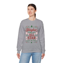 Load image into Gallery viewer, Sleighin' Like an All Star Sweatshirt