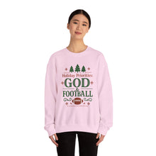 Load image into Gallery viewer, "Holiday Priorities: God & Football" - Sweatshirt