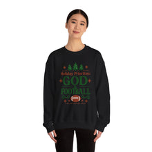 Load image into Gallery viewer, "Holiday Priorities: God & Football" - Sweatshirt