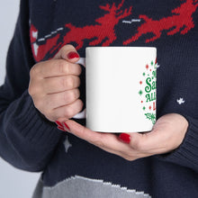 Load image into Gallery viewer, "Made Santa’s All-Star List" Christmas Mug — Funny Holiday Coffee Cup (11oz/15oz)