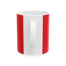 Load image into Gallery viewer, "Deck the Halls and Trash Talk Y'all" Red Christmas Mug — Funny Holiday Coffee Cup (11oz, 15oz)