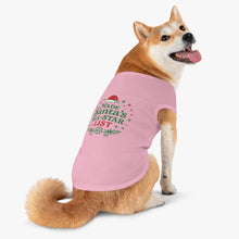 Load image into Gallery viewer, "Made Santa's All-Star List" - Christmas Pet Shirt (M-XL)