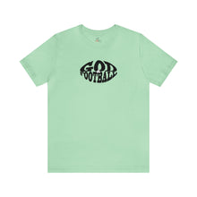 Load image into Gallery viewer, God & Football Shape Short Sleeve T-shirt