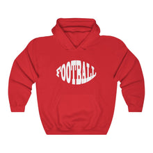 Load image into Gallery viewer, Football w/ White Lettering Hoodie