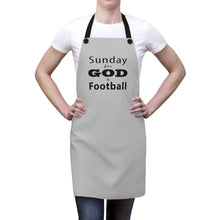 Load image into Gallery viewer, Sunday for God & Football Apron