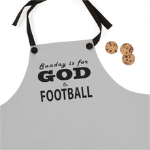 Load image into Gallery viewer, Sunday is for God & Football Apron