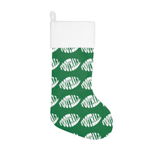 Load image into Gallery viewer, Football Green Holiday Stocking
