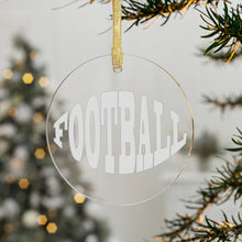 Load image into Gallery viewer, Football Acrylic Ornaments
