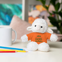 Load image into Gallery viewer, Christmas Stuff Animal with &quot;Holiday Priorities: God &amp; Football&quot; Tee
