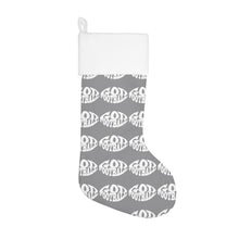 Load image into Gallery viewer, God &amp; Football Gray Holiday Stocking
