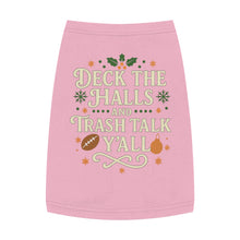 Load image into Gallery viewer, &quot;Deck the Halls and Trash Talk Y&#39;all&quot; - Christmas Dog Shirt / Tank Top (M-XL)
