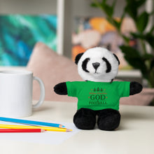 Load image into Gallery viewer, Christmas Stuff Animal with &quot;Holiday Priorities: God &amp; Football&quot; Tee

