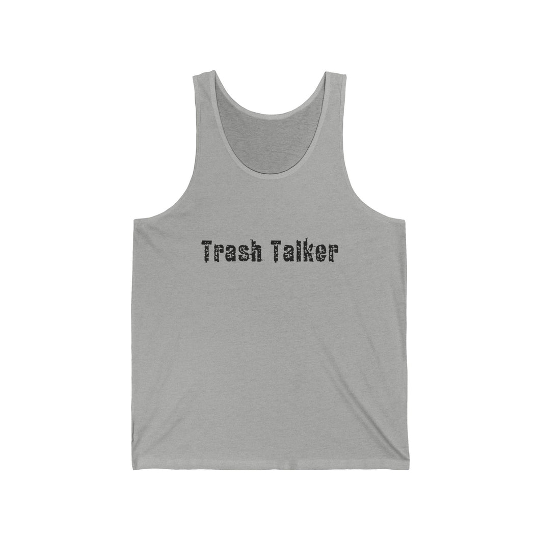 Trask Talker Tank Top w/ Black Lettering