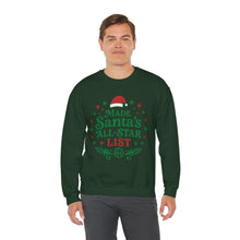Load image into Gallery viewer, Santa&#39;s All-Star List Sweatshirt
