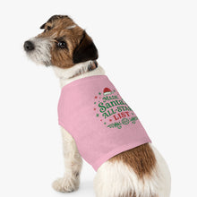 Load image into Gallery viewer, Pet Tank Top — &quot;Made Santa&#39;s All-Star List&quot; Christmas Dog Shirt
