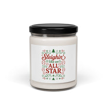 Load image into Gallery viewer, &quot;Sleighin&#39; Like an All Star&quot; - 9oz Scented Soy Christmas Holiday Candle
