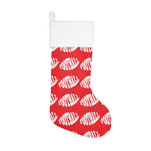 Load image into Gallery viewer, Football Red Holiday Stocking
