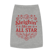 Load image into Gallery viewer, &quot;Sleighin&#39; Like an All Star&quot; - Holiday Basketball Pet Shirt (M-XL)
