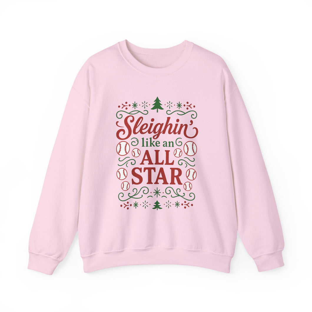 Sleighin' Like an All Star Sweatshirt