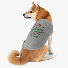 Load image into Gallery viewer, Pet Tank Top — &quot;Made Santa&#39;s All-Star List&quot; Christmas Dog Shirt
