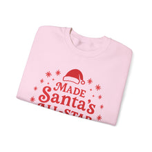 Load image into Gallery viewer, Made Santa&#39;s All-Star List Crewneck Sweatshirt
