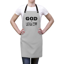 Load image into Gallery viewer, God &amp; Football Black Box Apron
