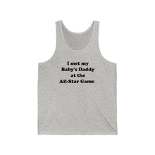 Load image into Gallery viewer, Baby Daddy Tank Top w/ Black Lettering
