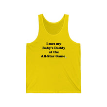 Load image into Gallery viewer, Baby Daddy Tank Top w/ Black Lettering
