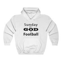 Load image into Gallery viewer, Sunday for God &amp; Football Hoodie
