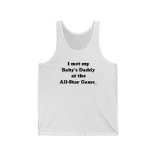 Load image into Gallery viewer, Baby Daddy Tank Top w/ Black Lettering
