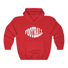 Load image into Gallery viewer, Football w/ White Lettering Hoodie
