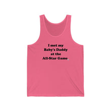 Load image into Gallery viewer, Baby Daddy Tank Top w/ Black Lettering
