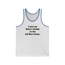 Load image into Gallery viewer, Baby Daddy Tank Top w/ Black Lettering
