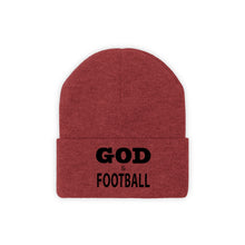 Load image into Gallery viewer, God &amp; Football Beanie (Embroidered)
