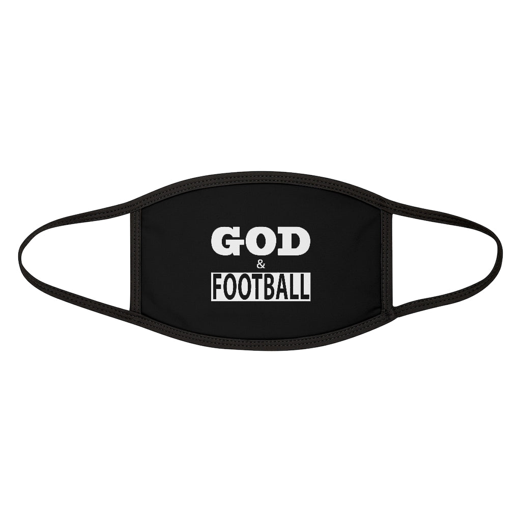 God & Football w/ White Lettering Mask