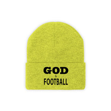 Load image into Gallery viewer, God &amp; Football Beanie (Embroidered)
