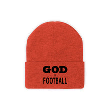 Load image into Gallery viewer, God &amp; Football Beanie (Embroidered)
