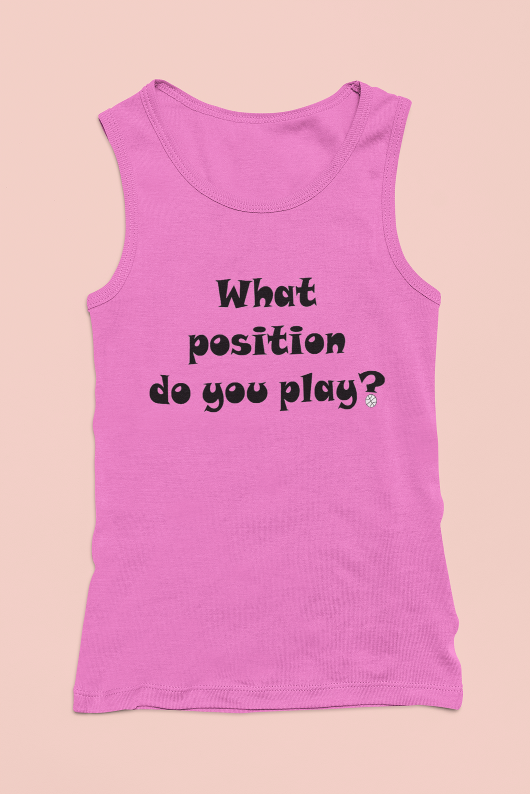 What position do you play? Ribbed Tank Top - White and Pink